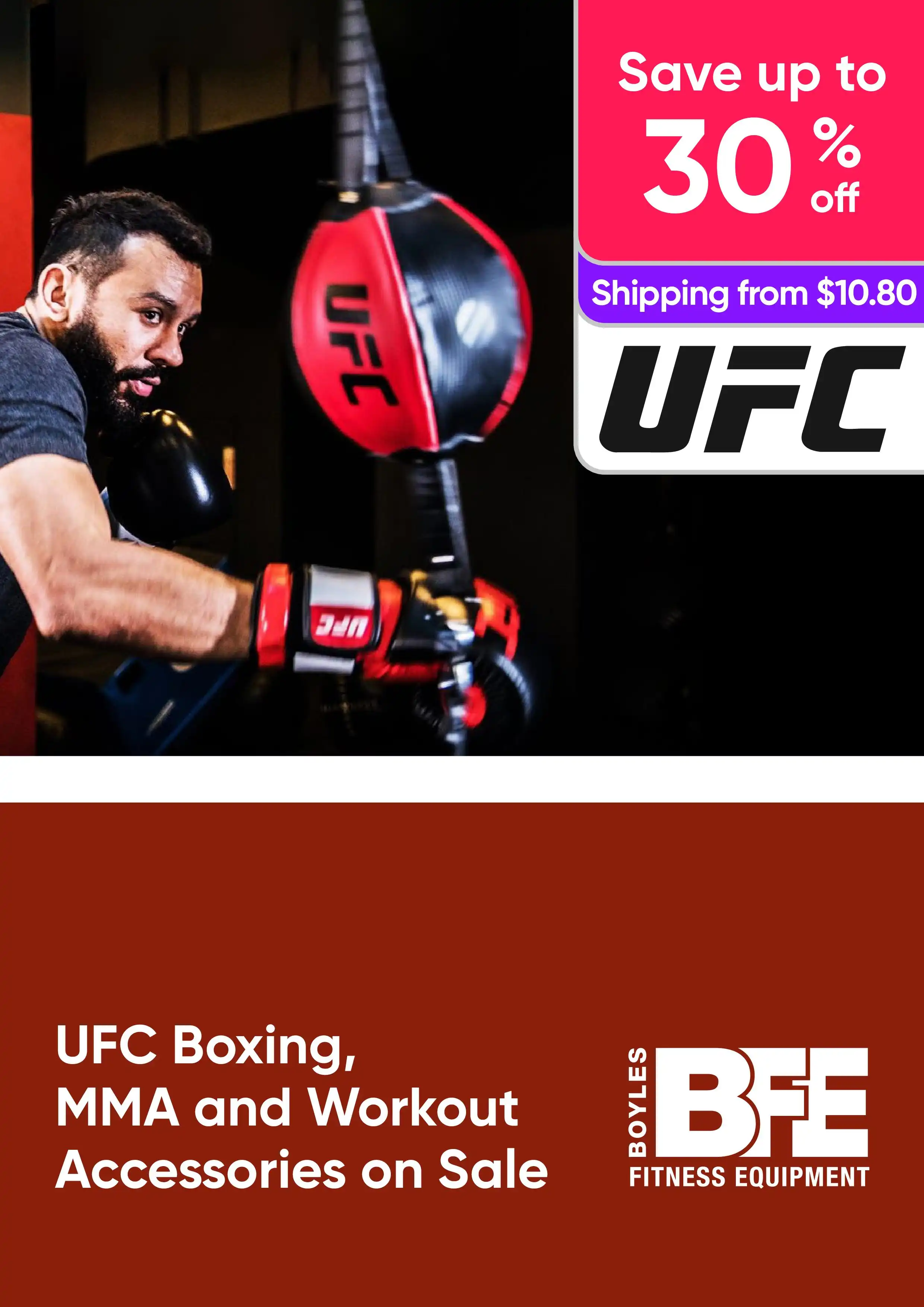 UFC Boxing, MMA and Workout Accessories on Sale Up to 30% Off