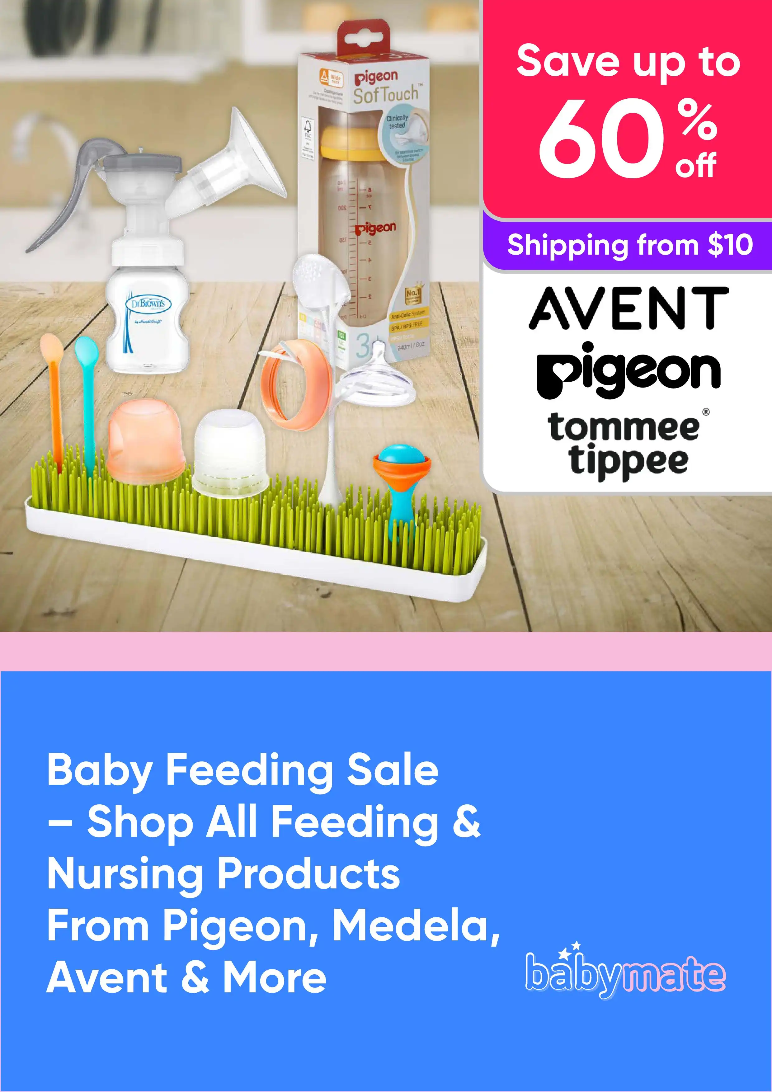 Baby Feeding Sale - Save Up to 60% off All Feeding & Nursing Products