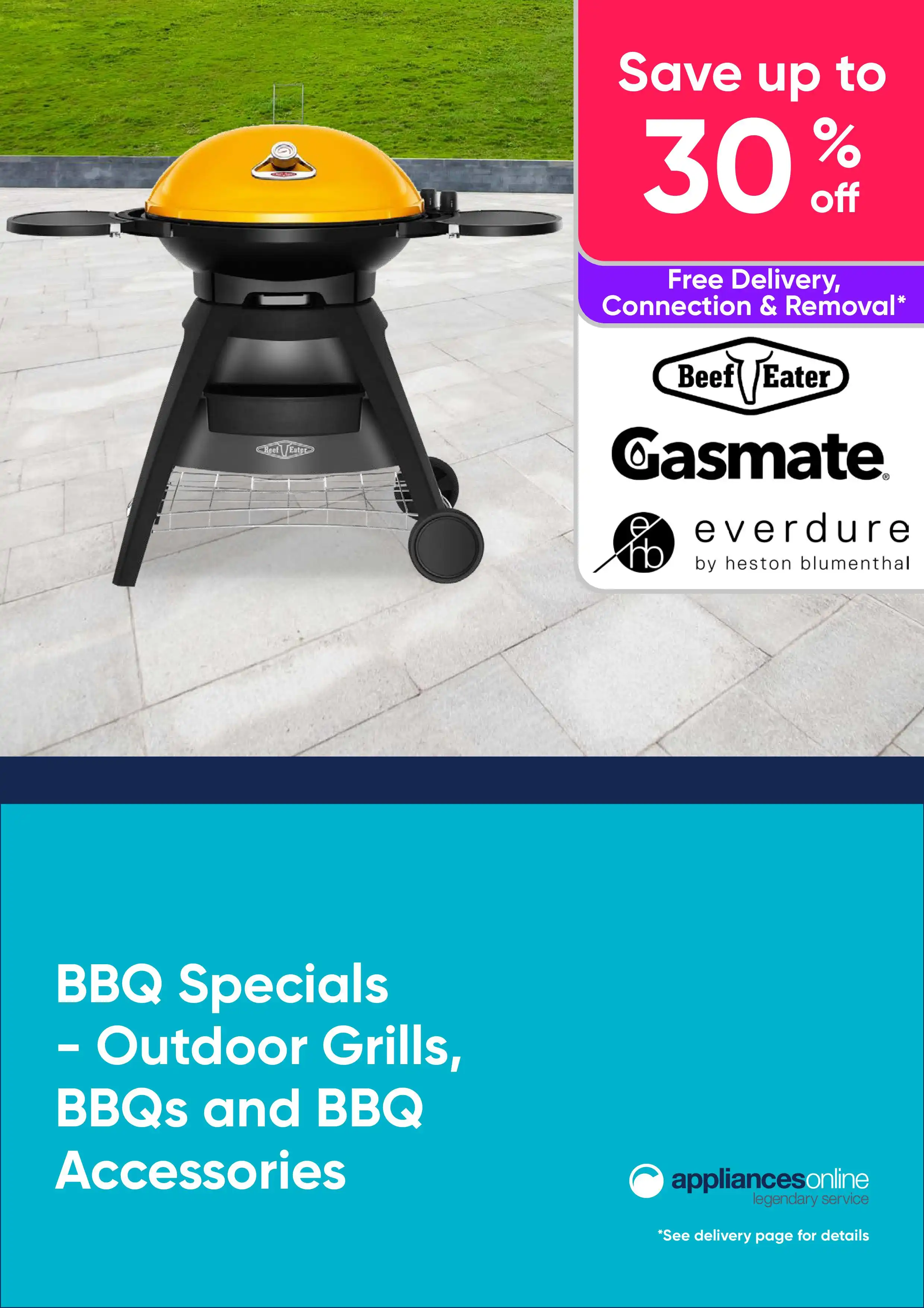 Appliances Online BBQ Specials - Save Up To 30% RRP On Outdoor Grills, BBQs and BBQ Accessories