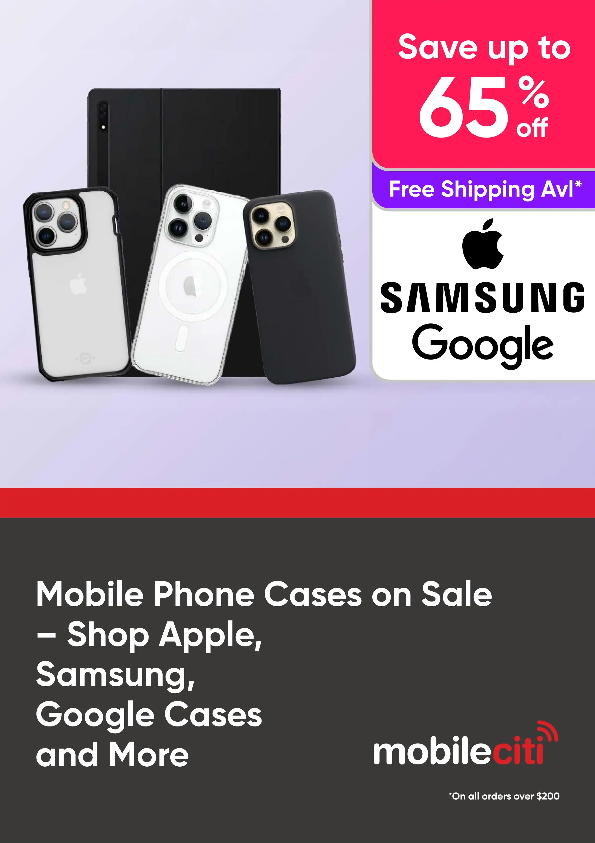 Shop Deals on Mobile Phone Cases - Save Up to 65% Off on Apple, Samsung, Google Cases and More