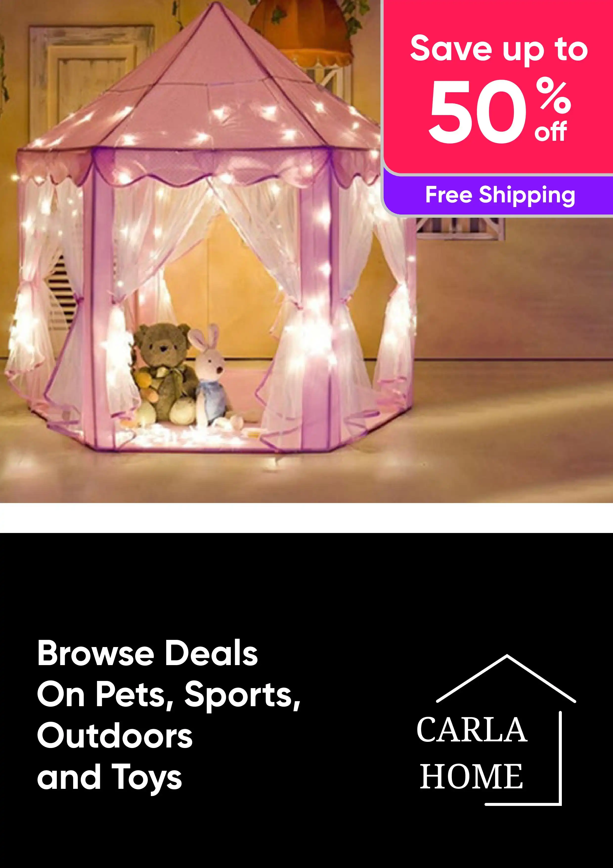 Browse Deals On Pets, Sports, Outdoors and Toys - Save Up To 55% Off RRP