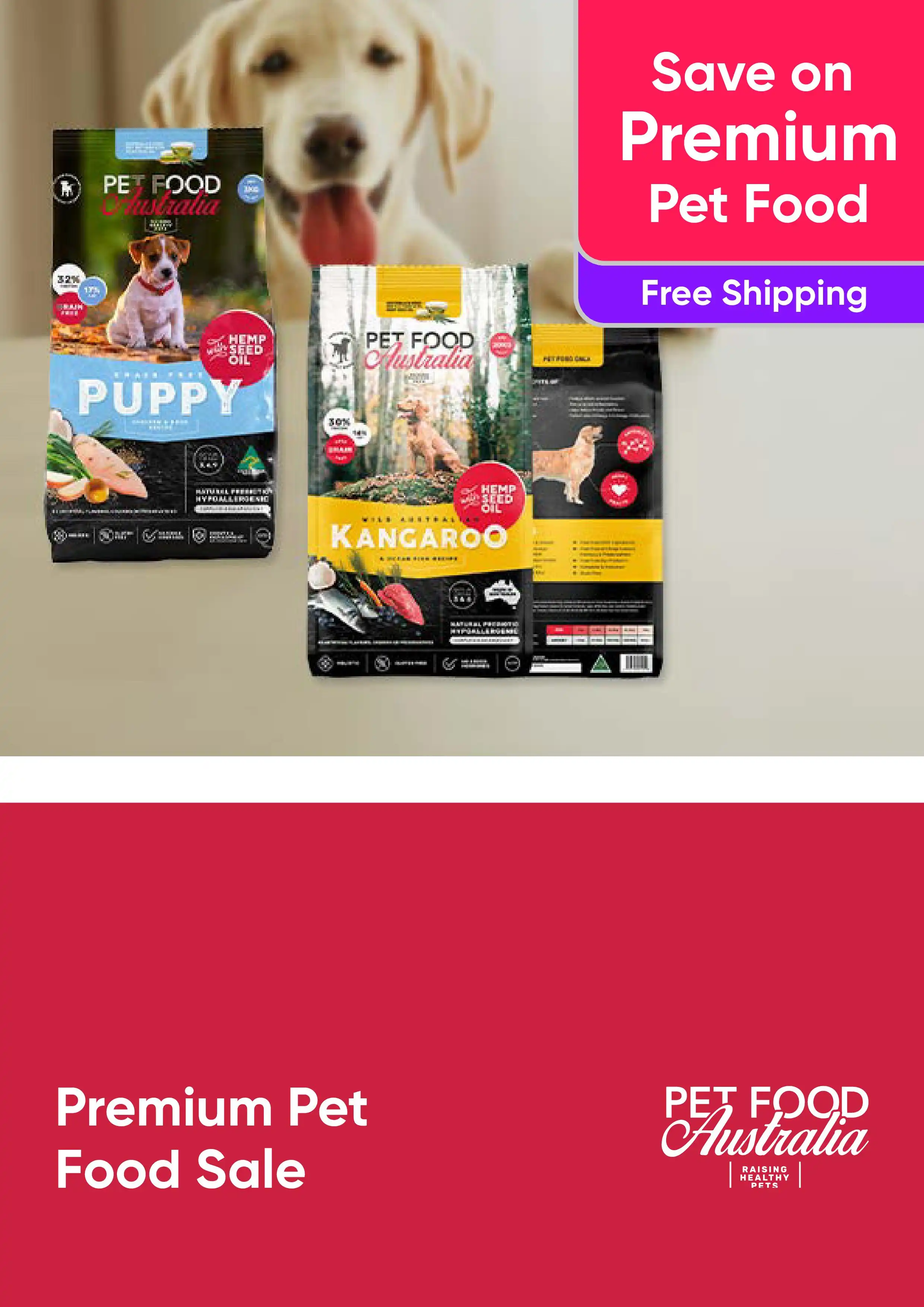 Premium Pet Food Sale - Free Shipping Nationwide