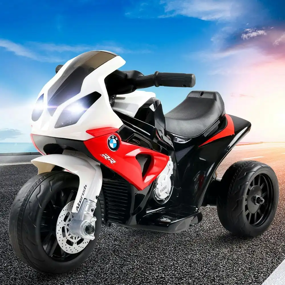 Rigo Kids Ride On Car Electric Cars Toys Motorbike BMW Motorcycle Patrol Battery Toy Red Rigo