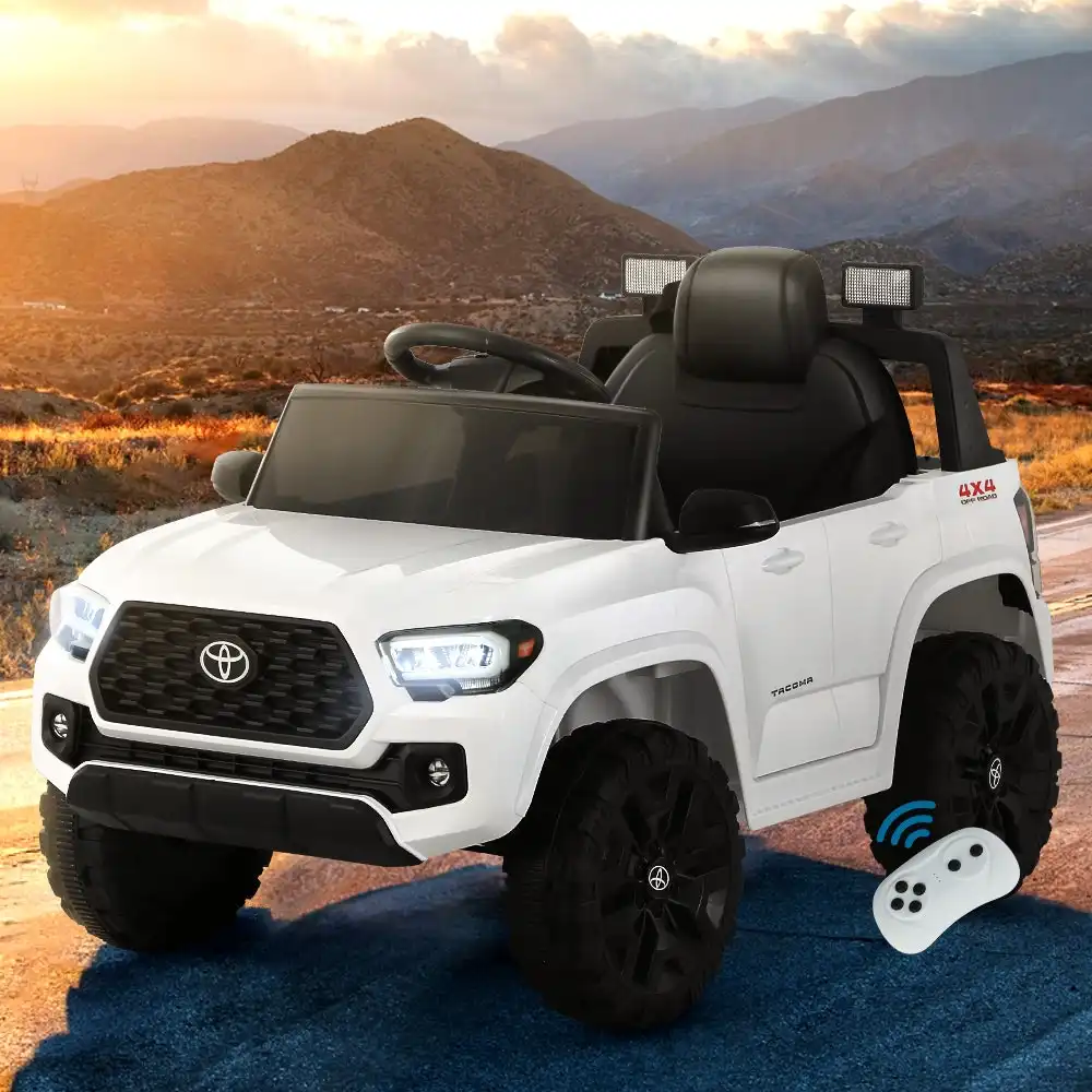 Toyota Electric Kids Ride On Car Jeep Off Road White