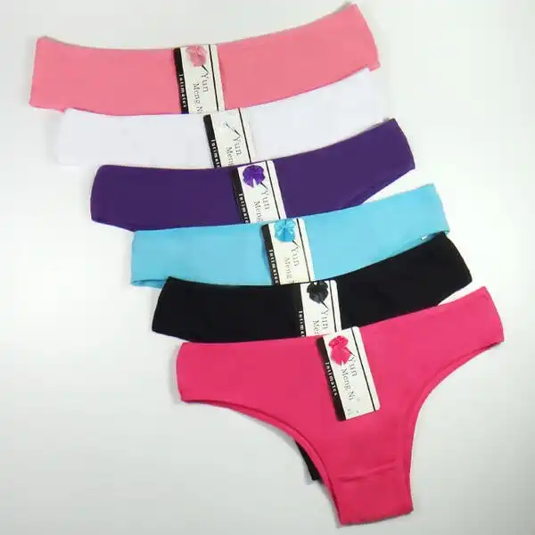 12 X Womens Sheer Spandex / Cotton Briefs - Assorted Underwear Undies 86378