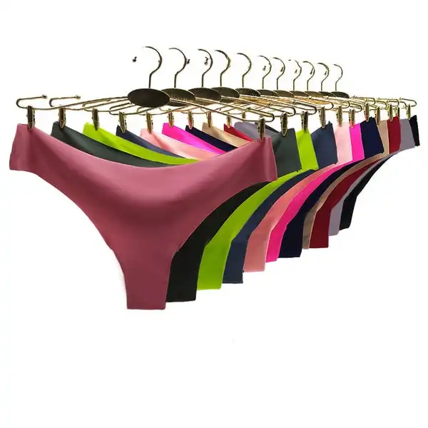 18 X Womens Sheer Nylon / Cotton Briefs - Assorted Underwear Undies 87393