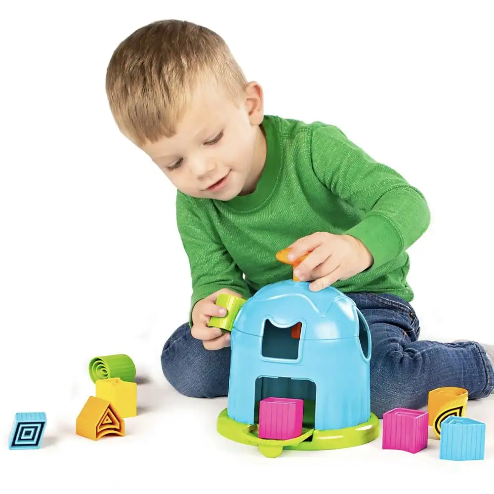 Fat Brain Toy Co 20cm Shape Factory Block Puzzle Set Kids Educational Toy 2y+
