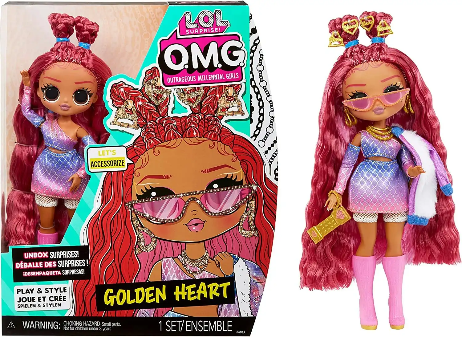 L.O.L. Surprise! OMG Golden Heart Fashion Doll