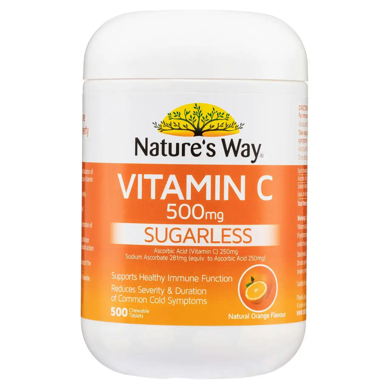 Nature's Way Sugarless Vitamin C 500mg 500s