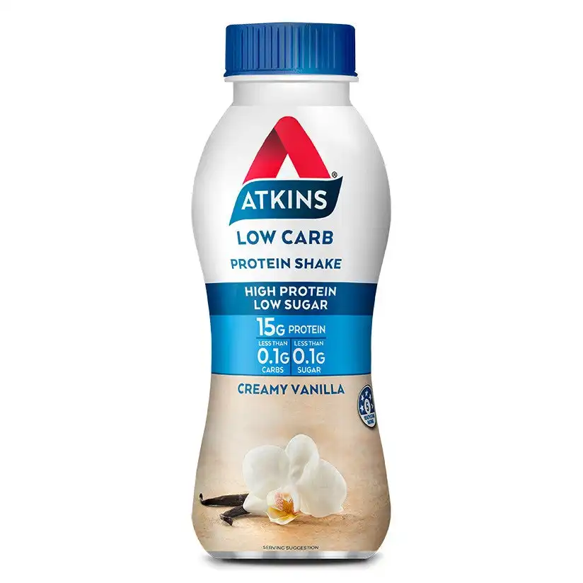 Atkins Low Carb Protein Shake Creamy Vanilla 330ml