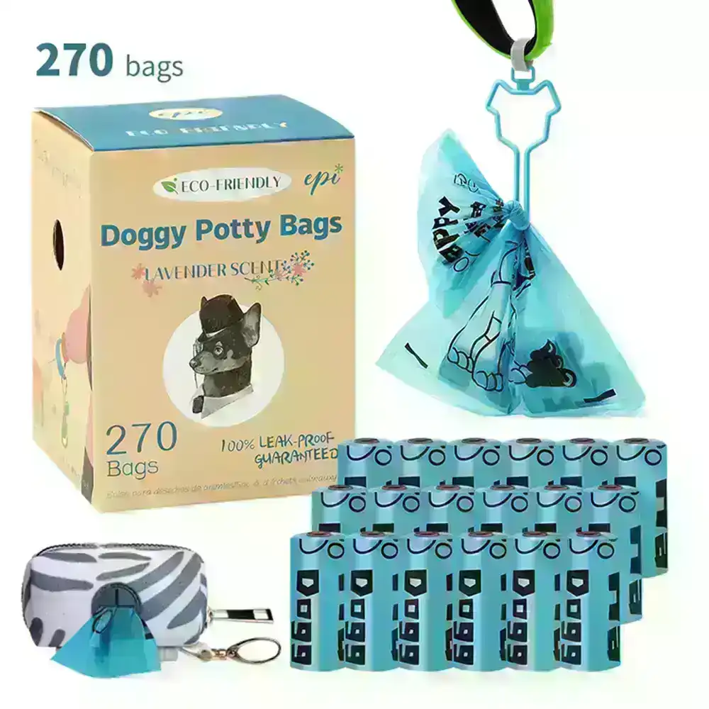 270pcs Pet Garbage Bag EPI Environmentally Friendly Degradable Dog Poop Bag