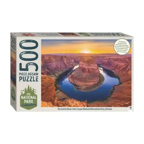 500-Piece Jigsaw Puzzle, Horseshoe Bend, Glen Canyon National Recreation Area, Arizona