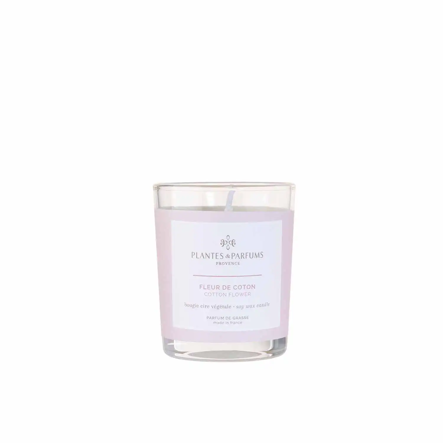 Plantes & Parfums | 75g Handcrafted Perfumed Candle - Cotton Flower
