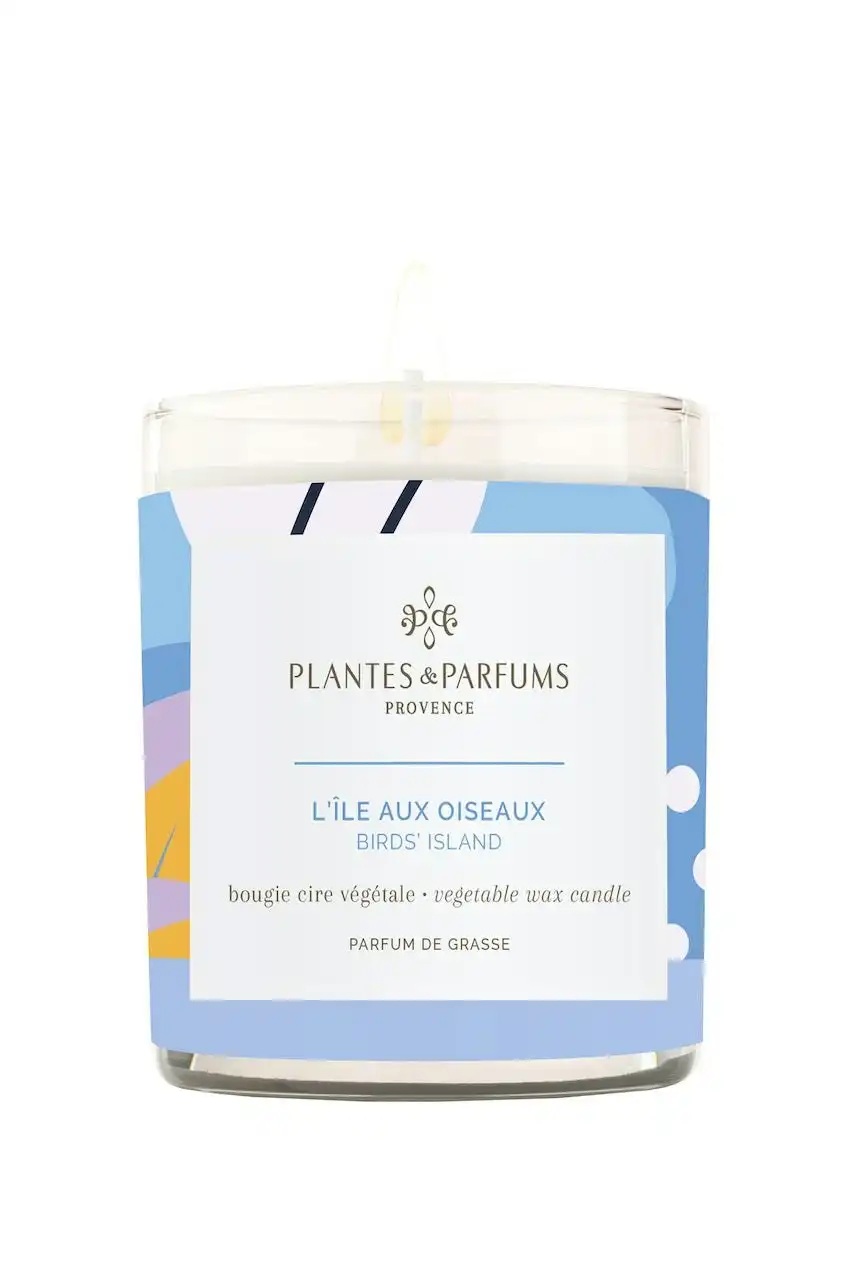 Plantes & Parfums | 180g Handcrafted Perfumed Candle - Bird's Island