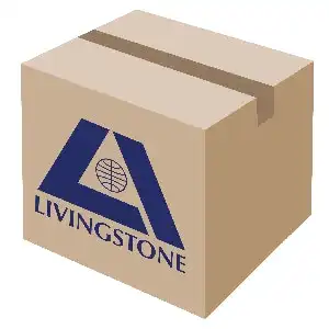 Livingstone Seamless Knitted Cotton Gloves, with Dot Palm, for Construction/Packaging Use, 12 Pairs/Bag