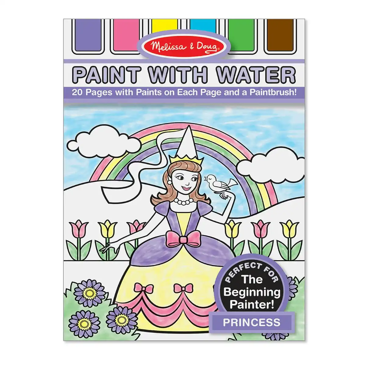 Melissa & Doug - Princess Paint With Water Kids Art Pad