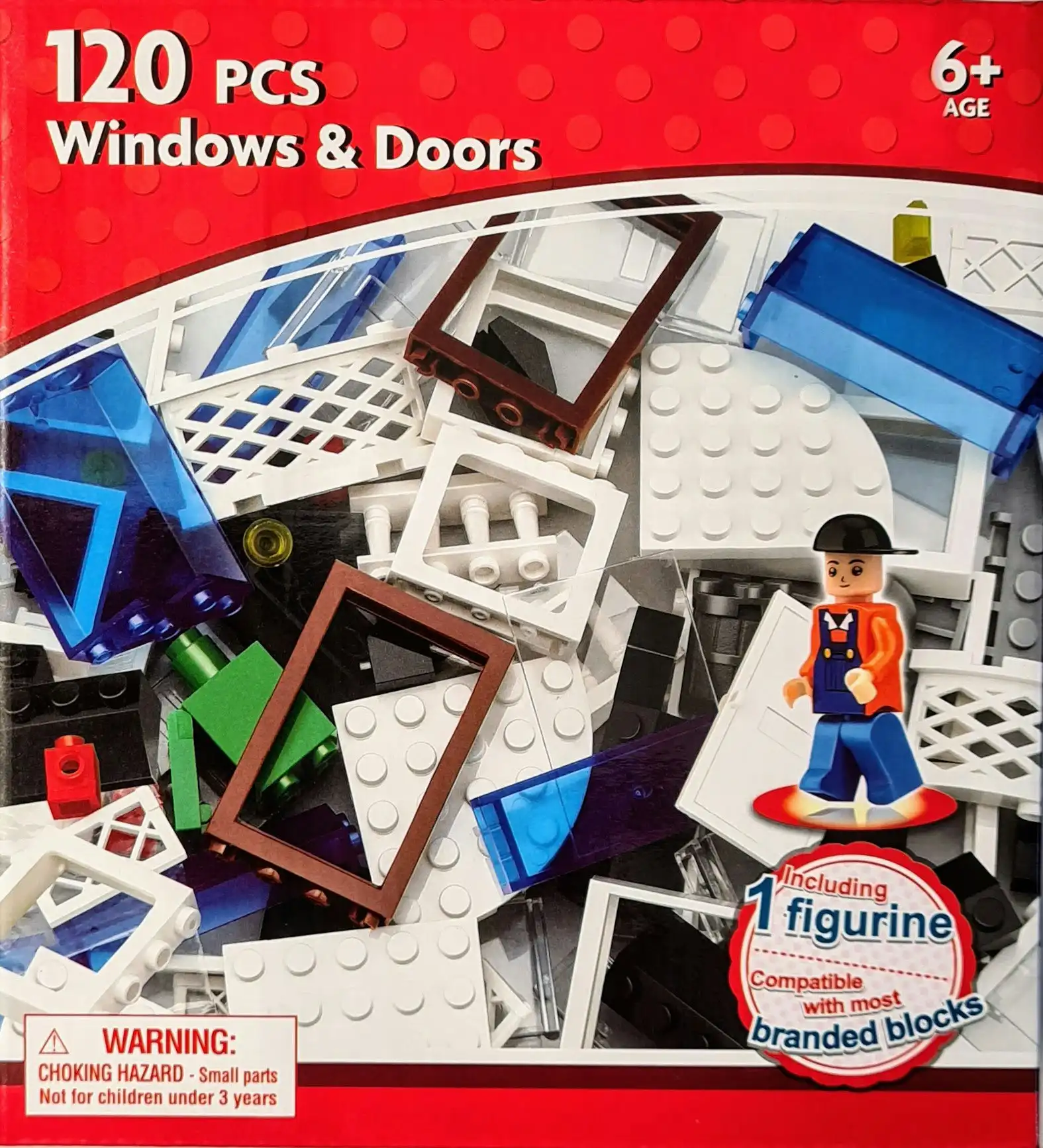 Building Blocks Windows & Doors 120 Pieces