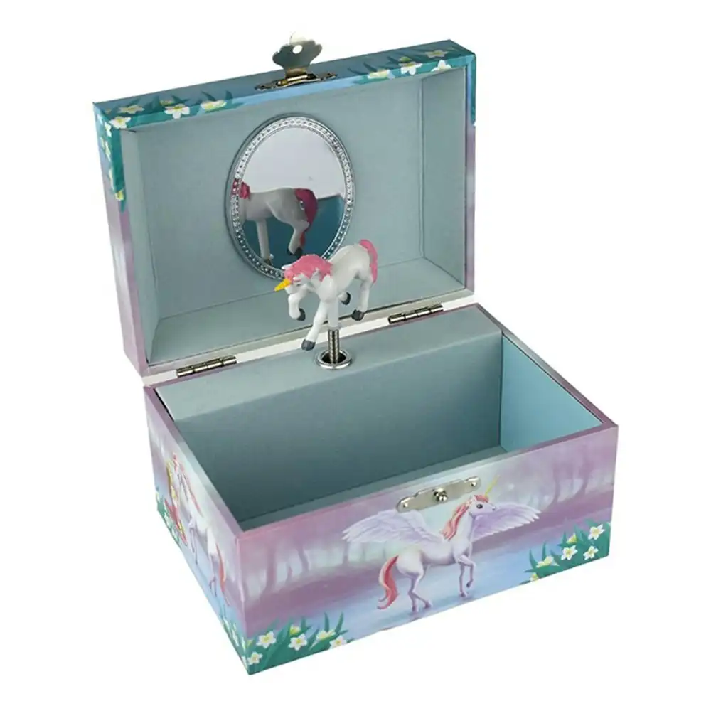Kaper Kidz 15cm Sugar Plum Unicorn Keepsake Musical Jewellery Box Organiser 3y+