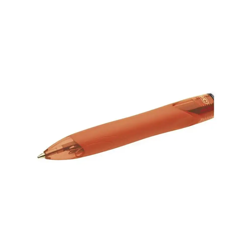 6x 2pc Bic 4 Colour Grip Ballpoint Writing Pens 1.0mm/0.8mm BLK/GRN/RD/BLU