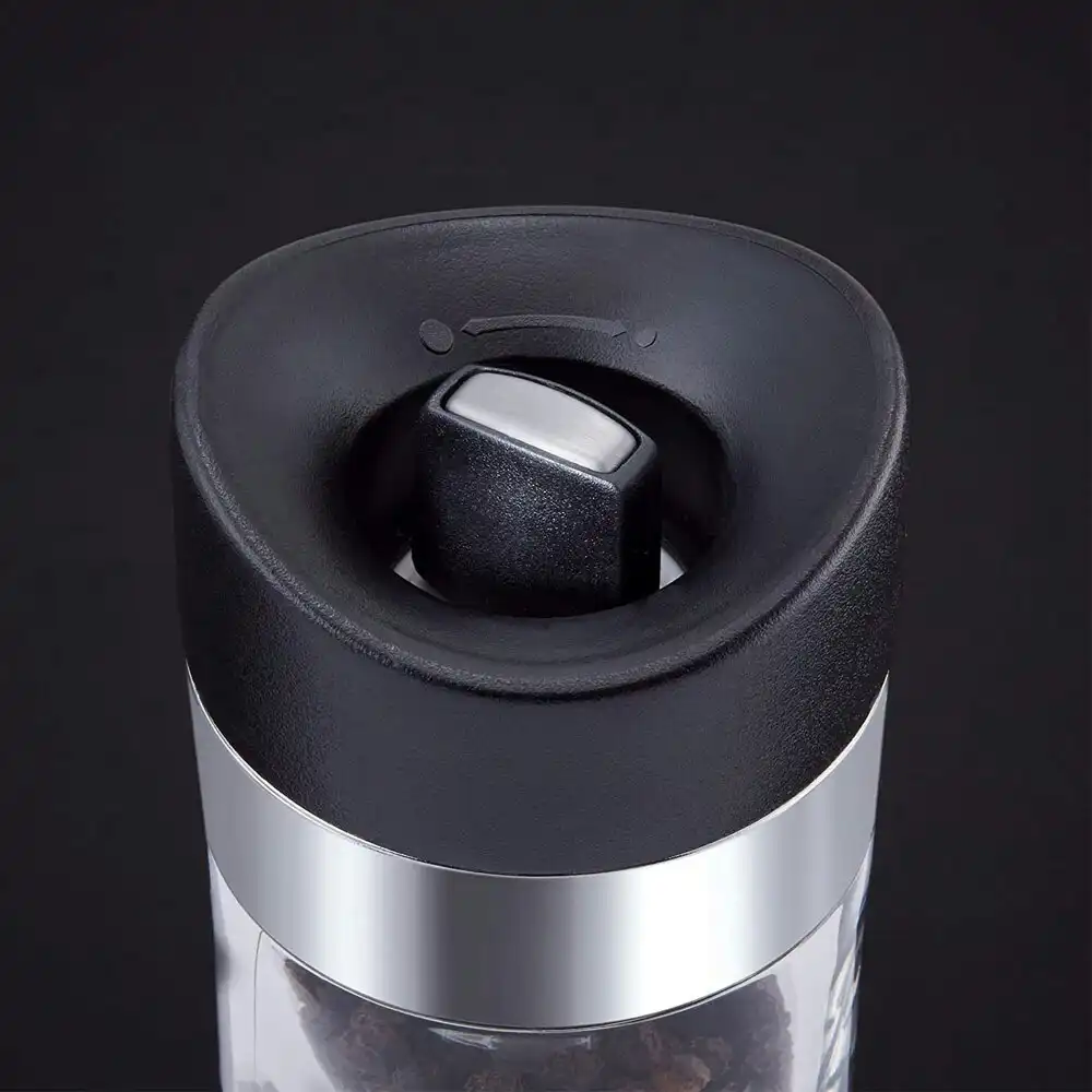 Cole & Mason Penrose 21cm  Electric Salt/Pepper Mill Automatic Grinder Silver