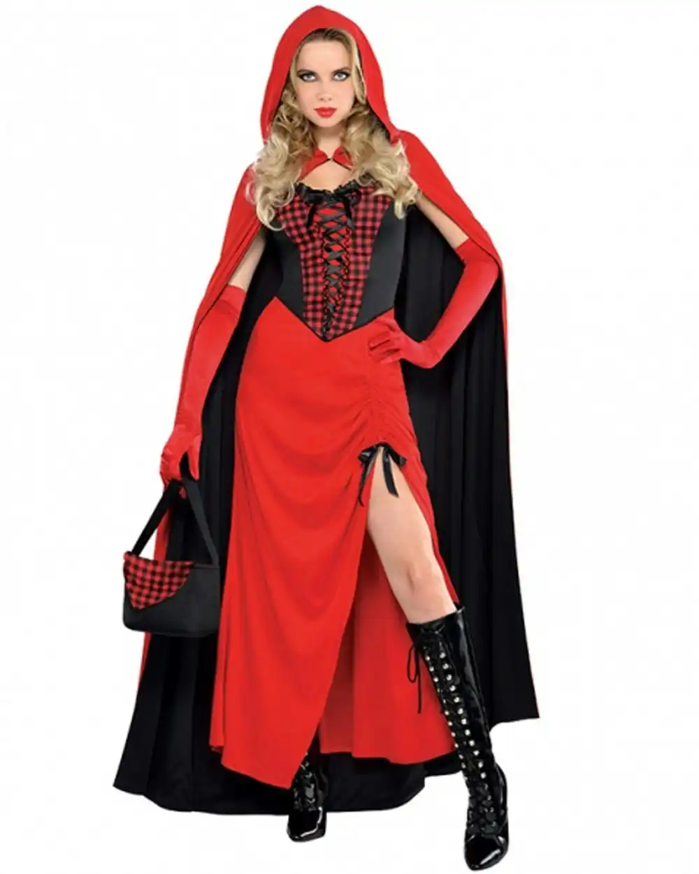Red Riding Hood Gown Womens Costume
