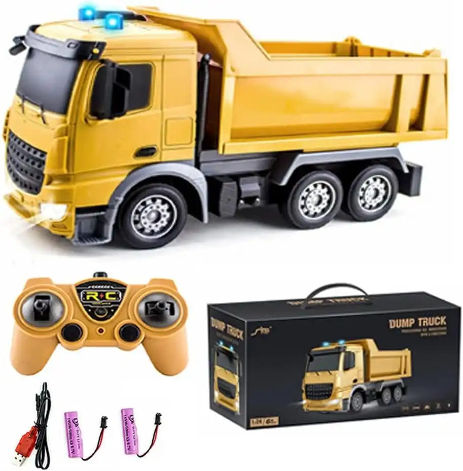 Remote Control Construction Dump Truck, Rechargeable RC Tractor