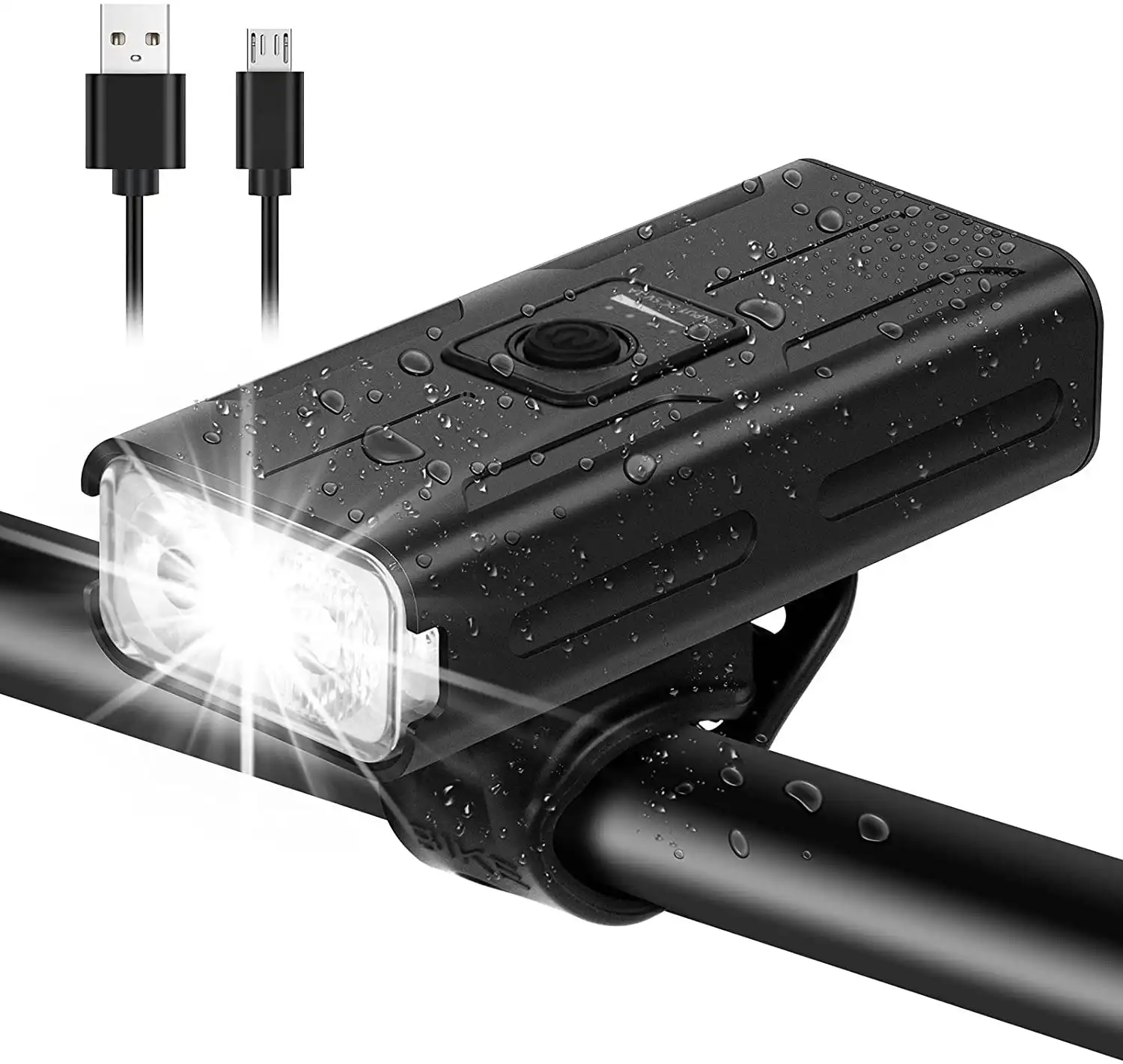 Bike 360Ã‚Â° Light Front USB Rechargeable 1000 Lumen IPX4 Waterproof and Built in 2500mAh Powerbank Led Bicycle Lighting