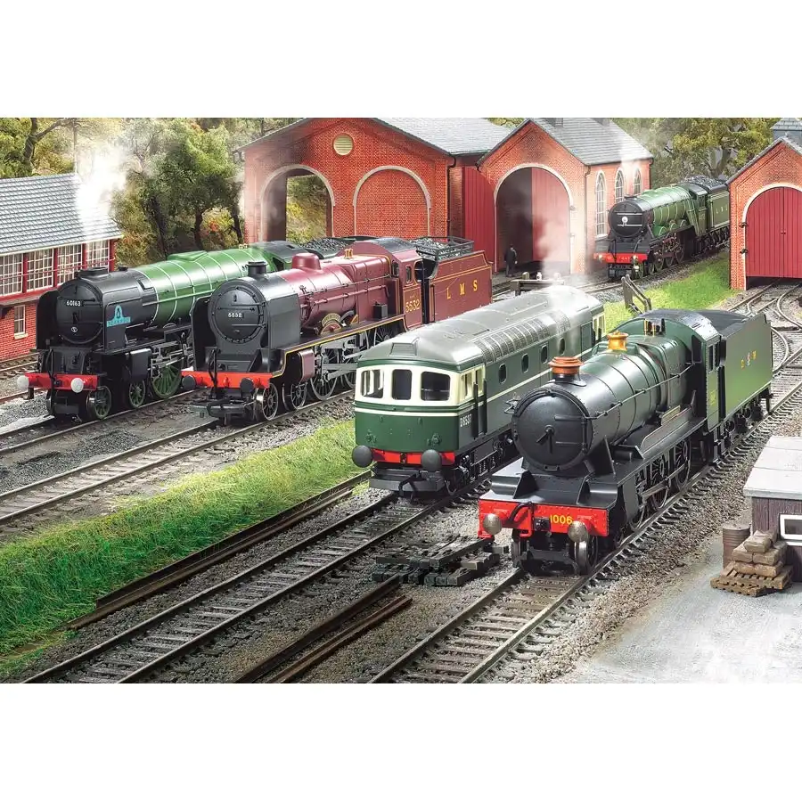 Hornby Collection The Engine Shed 1000pc- Jigsaws