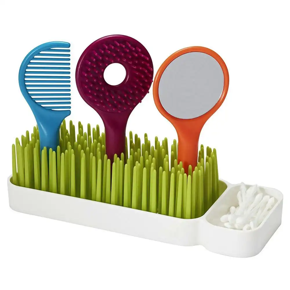 Boon Spiff Baby/Toddler Grooming Kit w/ Brush/Comb/Mirror Caddy Holder Kids Set