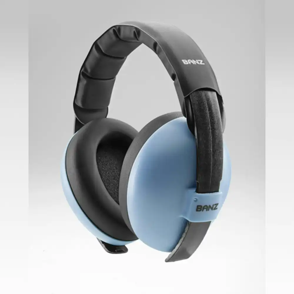 Banz Hear No Blare Baby Noise Control/Ear Hearing Protection Earmuffs 3m+ Blue