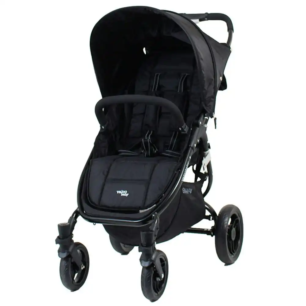 Valco Baby Snap 4 Black Pram/Stroller Foldable/Recline for Baby/Infant/Toddler