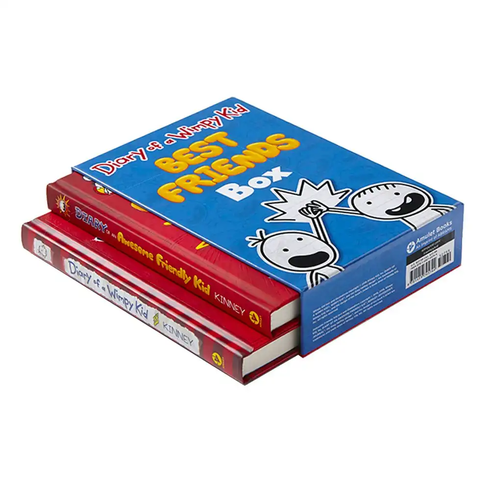 Diary Of A Wimpy Kid Jeff Kinney Paperback Story Kids Book Best Friends Box Set