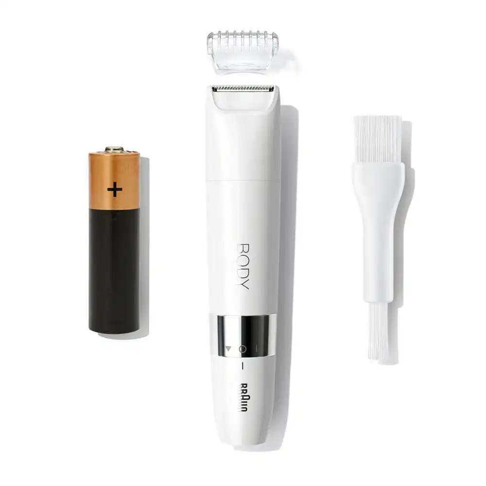 Braun Electric Full Body Mini Hair Trimmer/Trimming Cordless/Battery w/ Comb