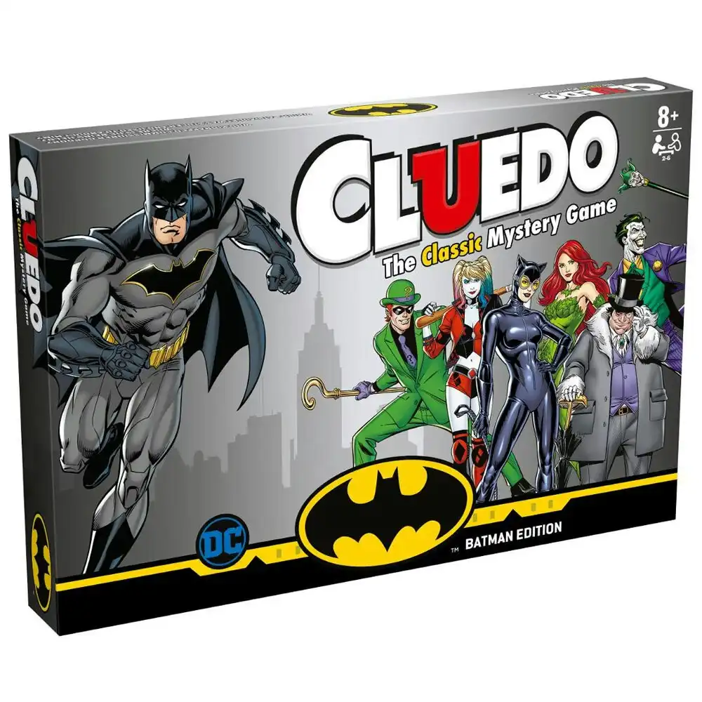 Cluedo The Classic Mystery Game Batman DC Super Hero Kids Activity Fun Toy 8y+