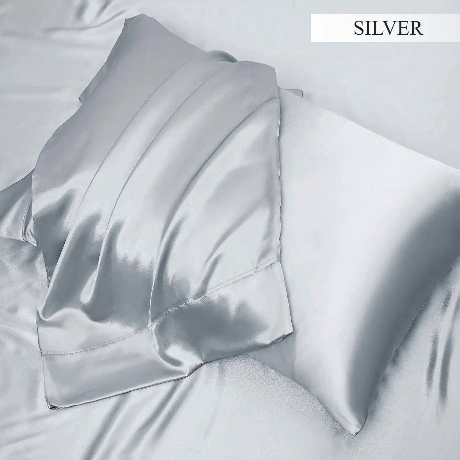 Ramesses Casablanca Ultra-Soft Silky Pillowcase Twin Pack