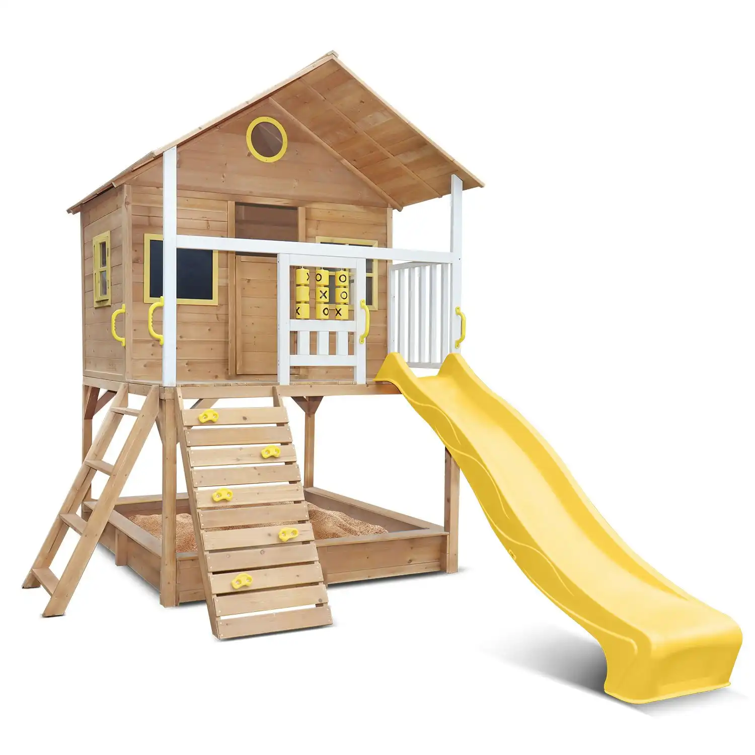 Lifespan Kids Warrigal Cubby House with Yellow Slide