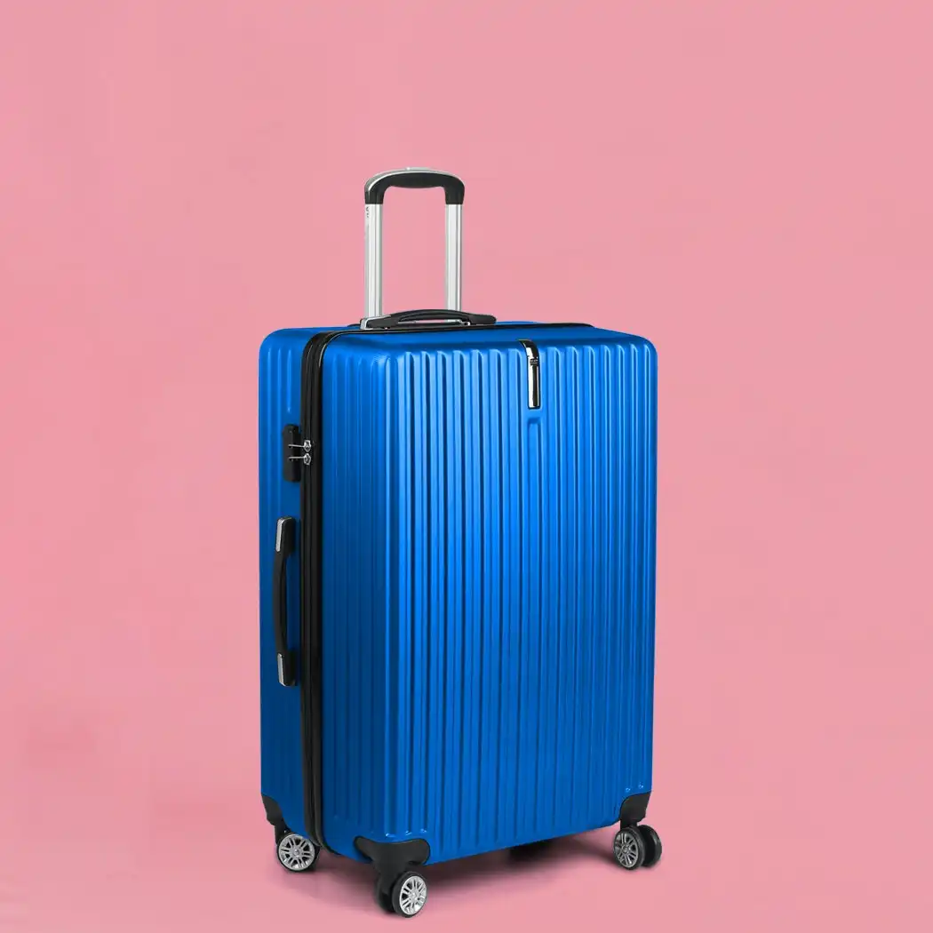 Slimbridge 24" Inch Luggage Suitcase Travel TSA Lock Hard Shell Carry Case Blue