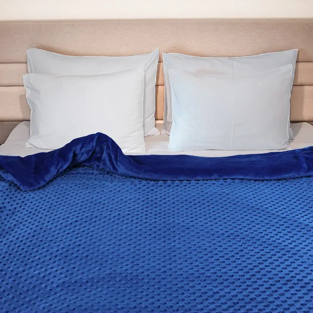 Dreamz Weighted Blanket Cover Quilt Duvet Doona Bed Warm Relax Kids Blue