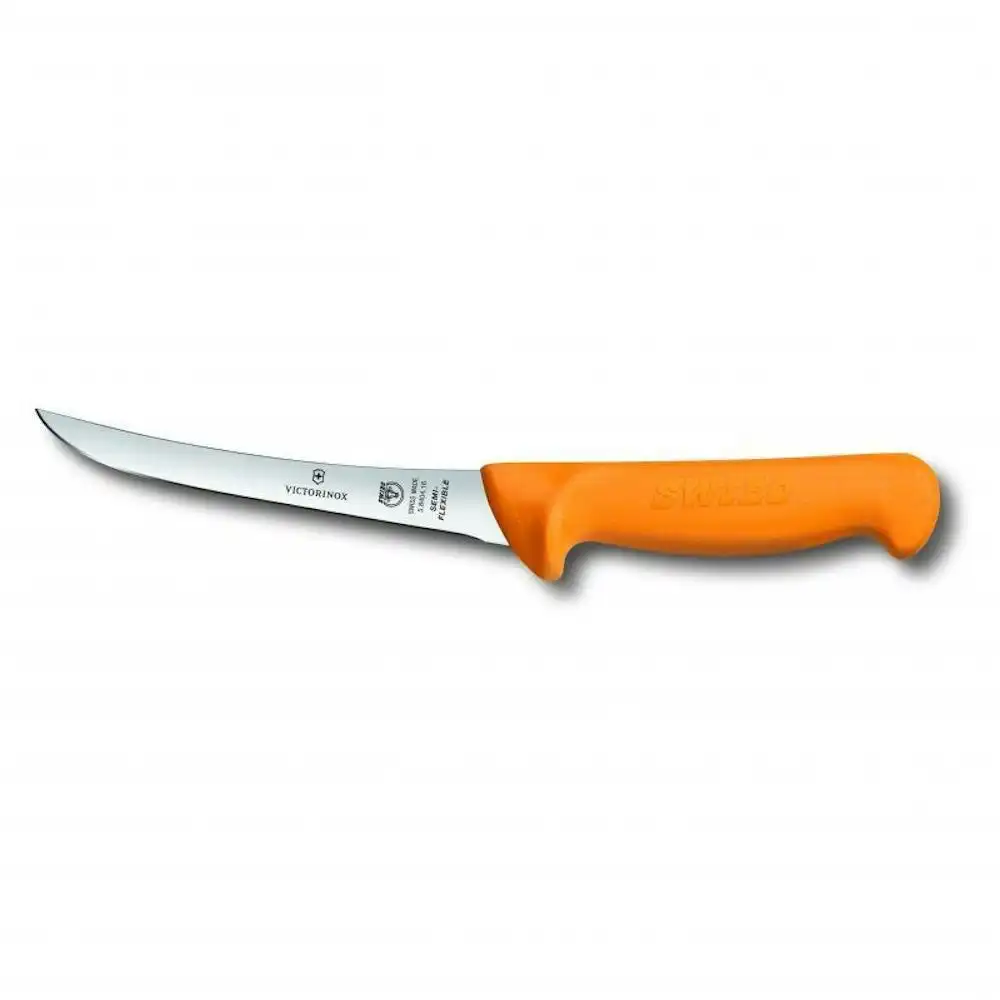Victorinox Swibo Semi FlexibleBoning 16cm Knife | Curved Blade 5.8404.16