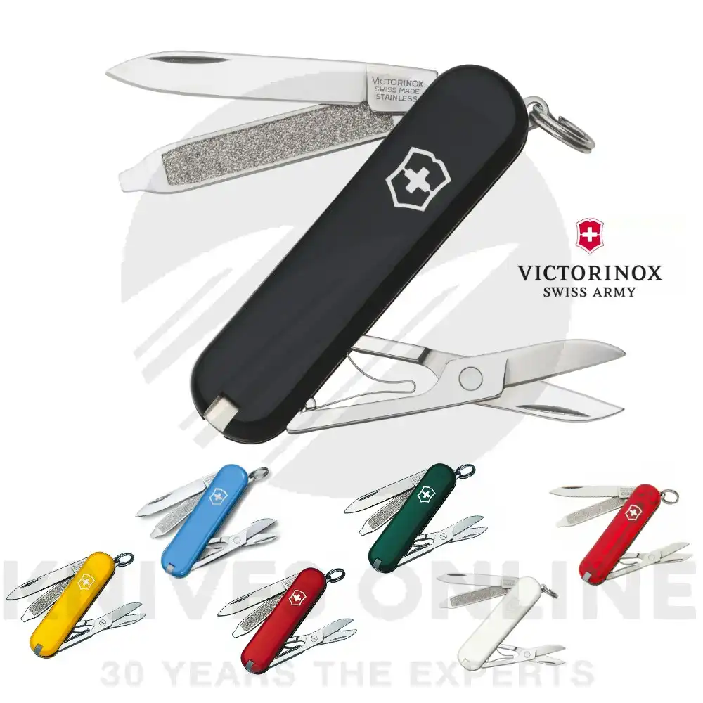 Victorinox Swiss Army Classic Knife Tool   8 Colours To Choose From