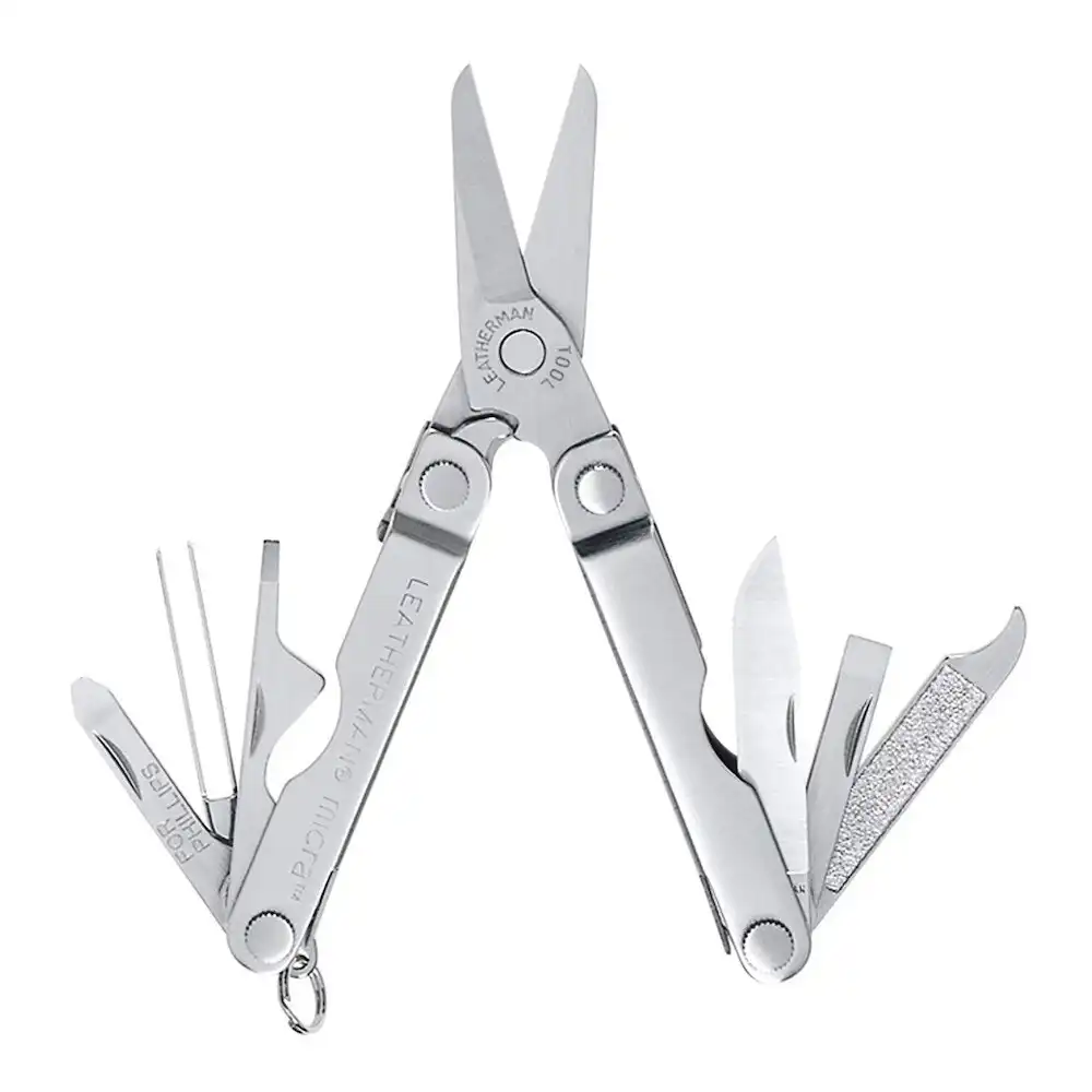 Leatherman Micra Stainless Steel Multi Tool Scissors Knife