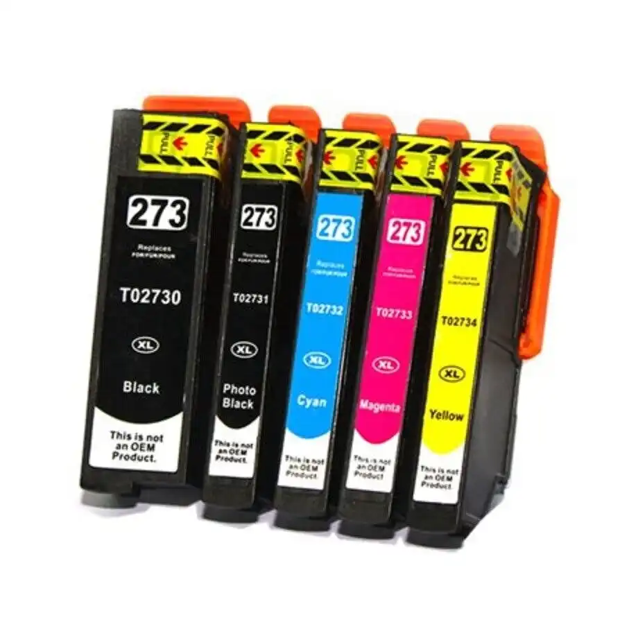 5x Ink Cartridge 273XL 2730XL High Yield for Epson XP600 XP700 XP800 Printer