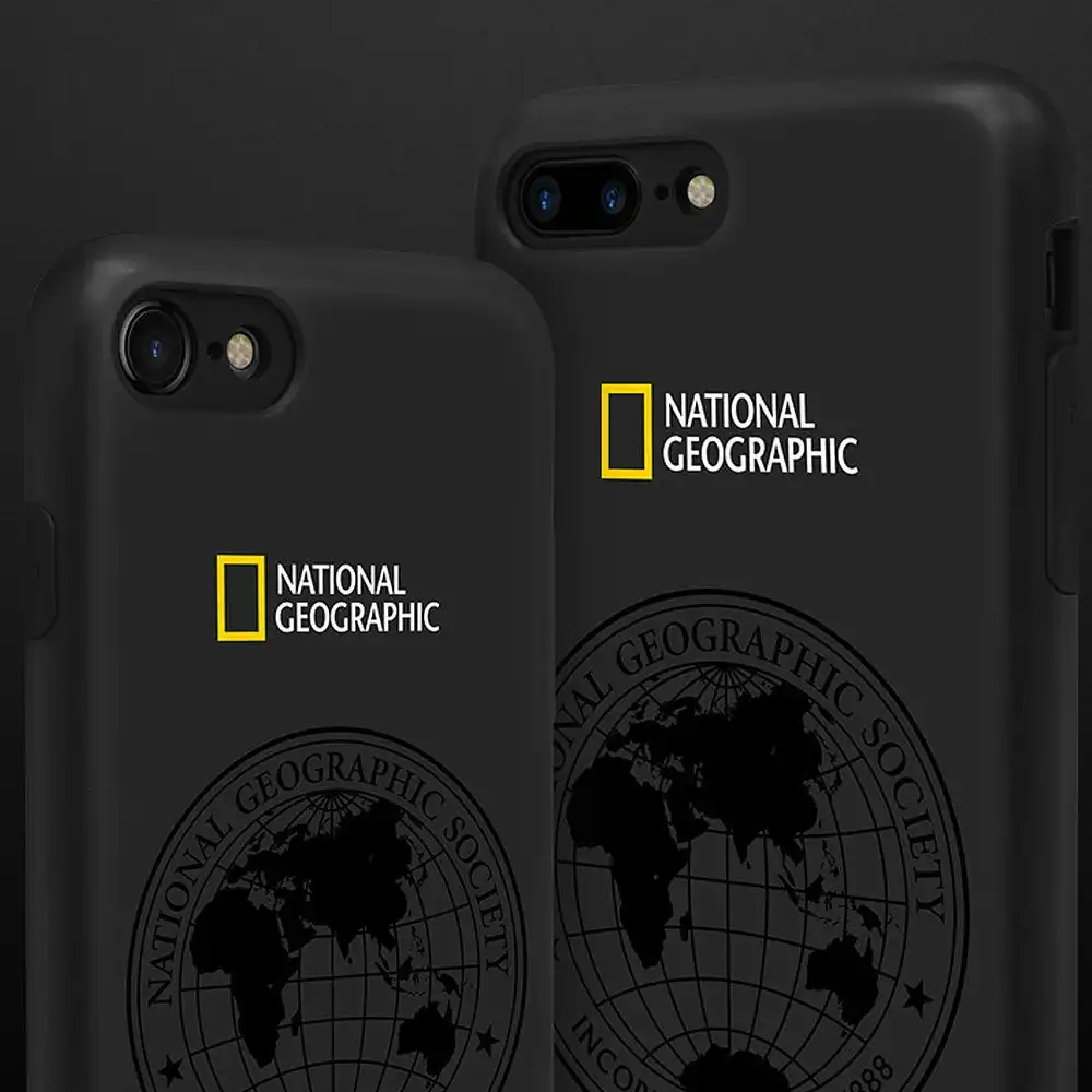National Geographic Protective Case Cover Protection for Apple iPhone X/Xs Black