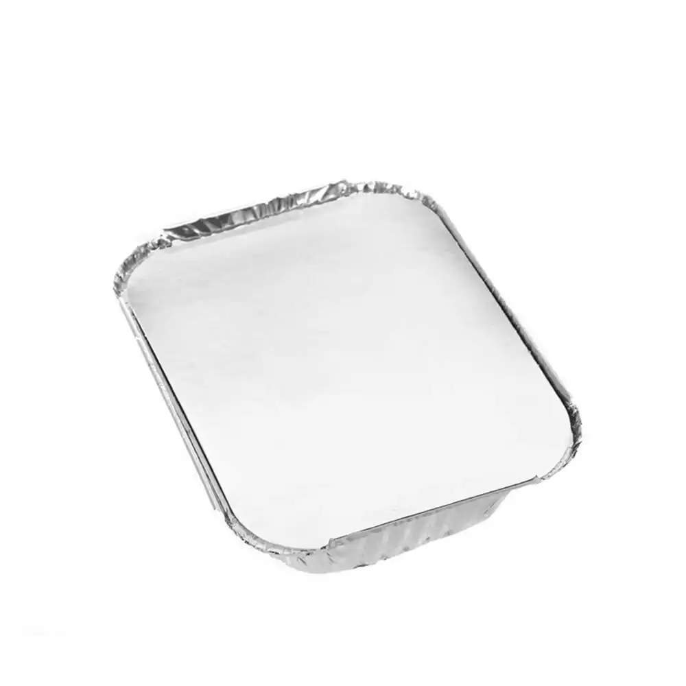 90PK Lemon & Lime Foil Container BBQ Dish/Food Tray Baking Storage w/ Lid Silver