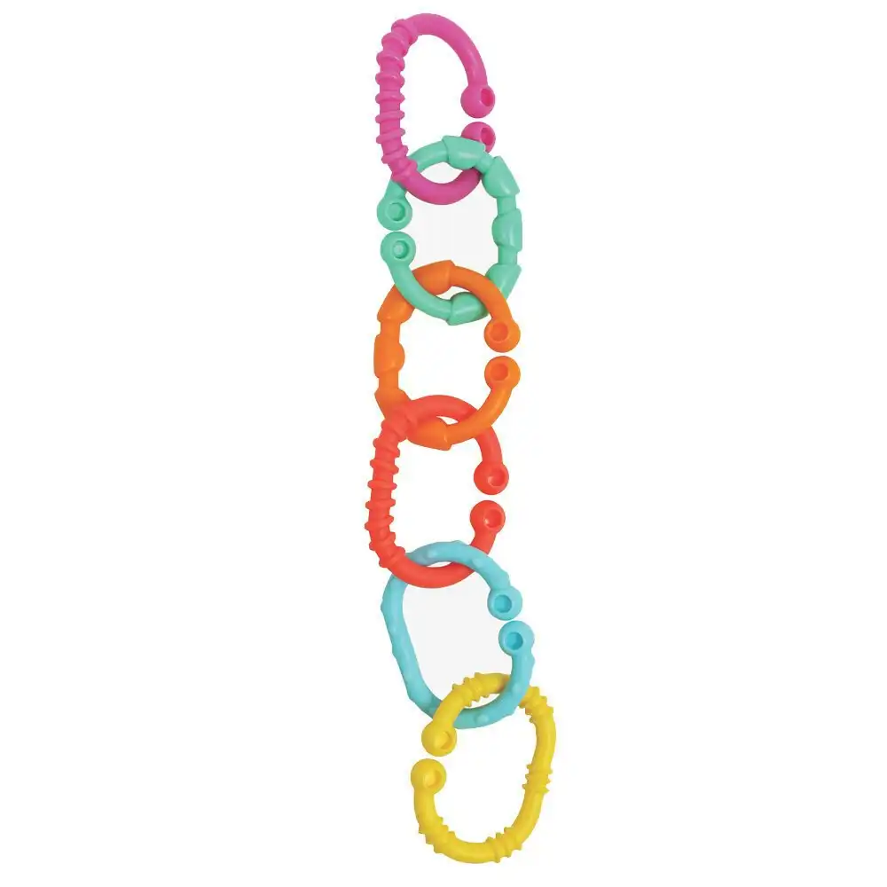 24pc Playgro Loopy Links Clip Ring/Holder for Soft Toys/Prams/Strollers/Car Seat