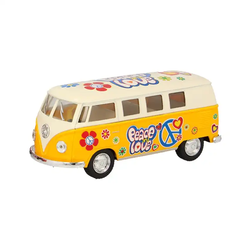 Transport Microbus Model 13cm Mini Classic Bus Car Play Toys Kids Assorted 3y+