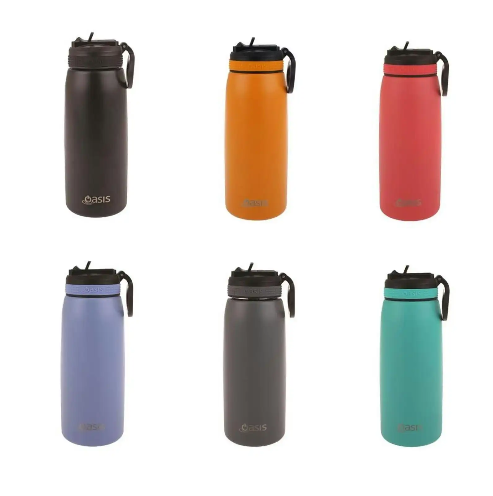 Oasis 780ml Insulated Sports Bottle With Straw