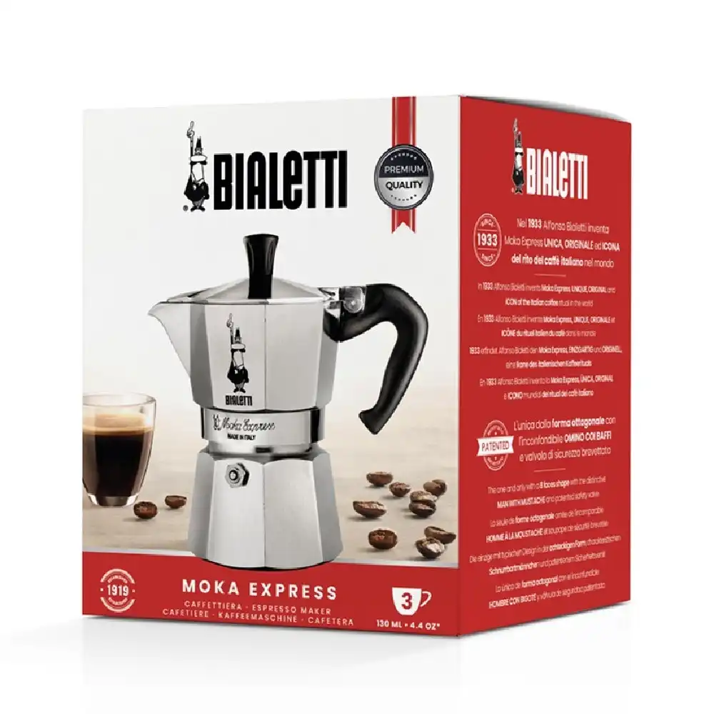 Bialetti Moka 3 Cup Espresso Maker