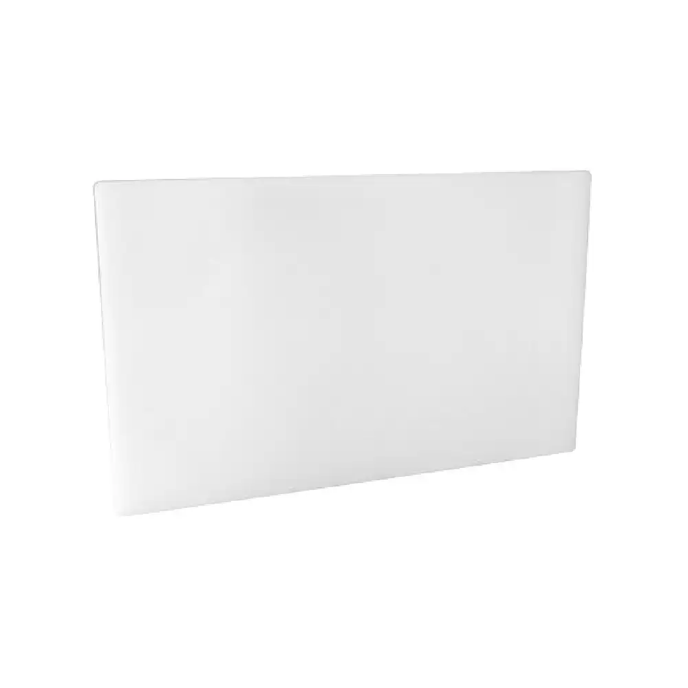 LARGE WHITE POLYETHYLENE CHOPPING BOARD 205 x 305 x 13mm