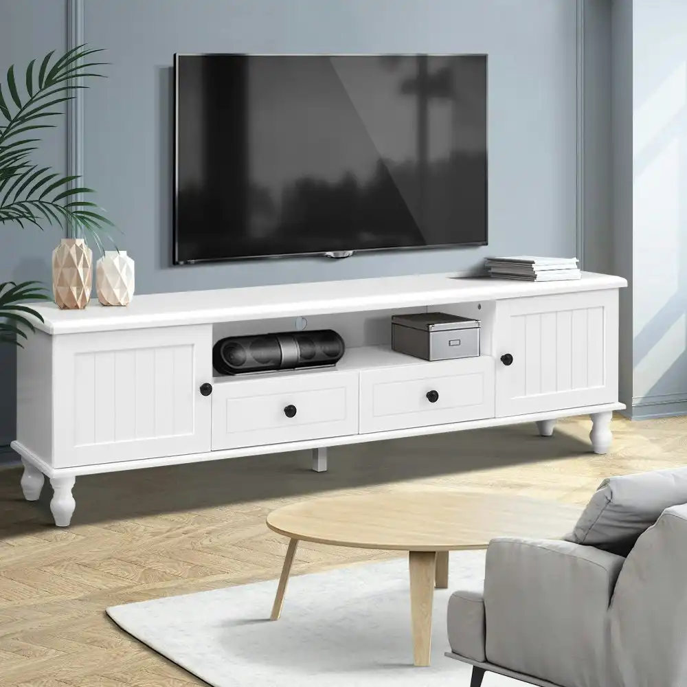 Artiss TV Cabinet French White Entertainment Unit Stand 160CM